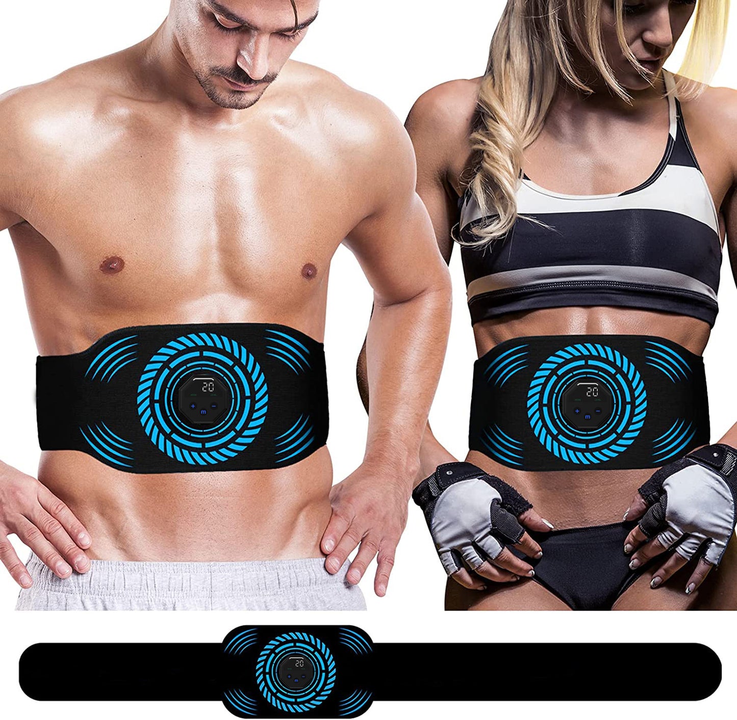 Abdominal Muscle EMS Trainer and Massage Belt