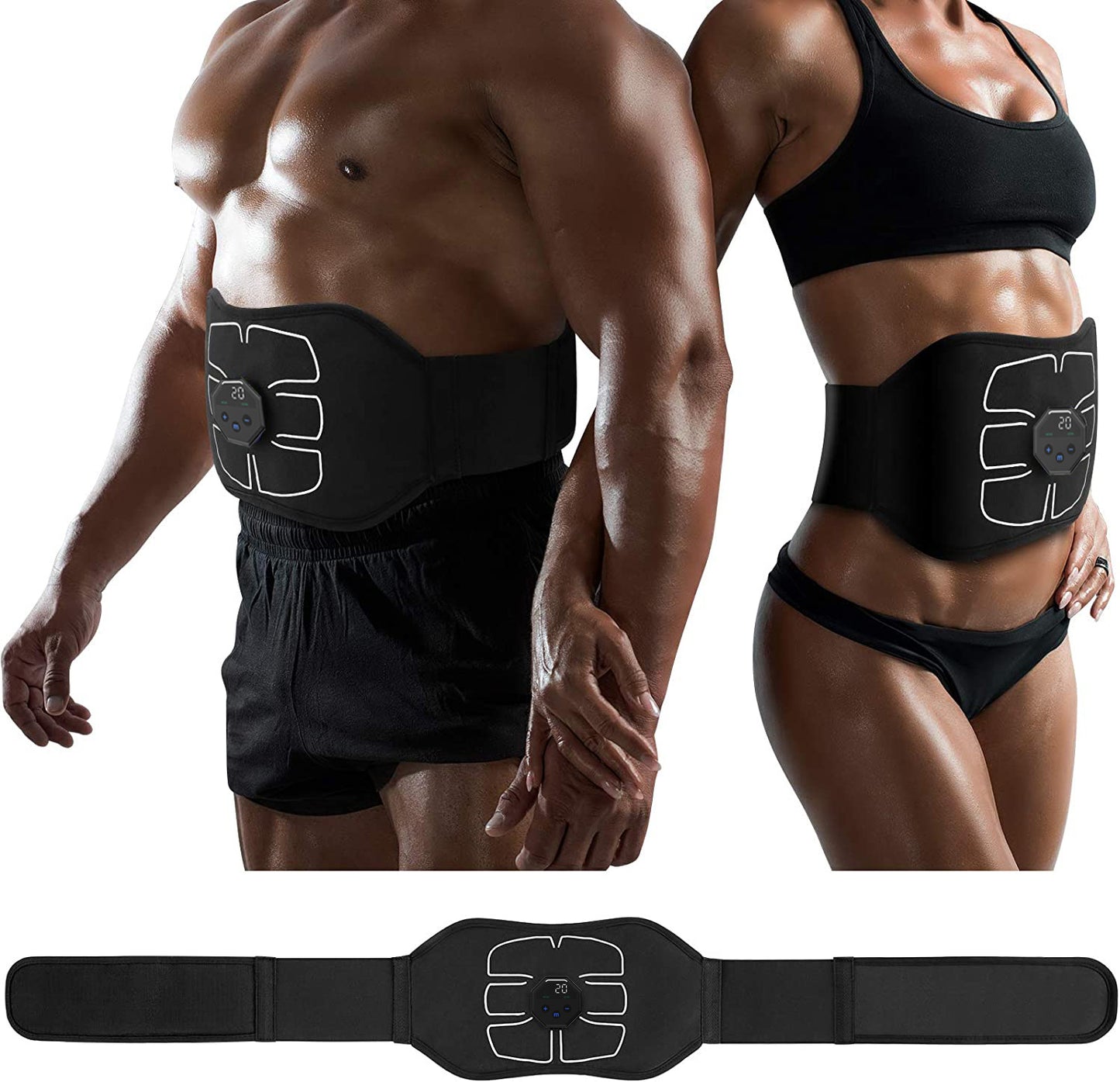 Abdominal Muscle EMS Trainer and Massage Belt